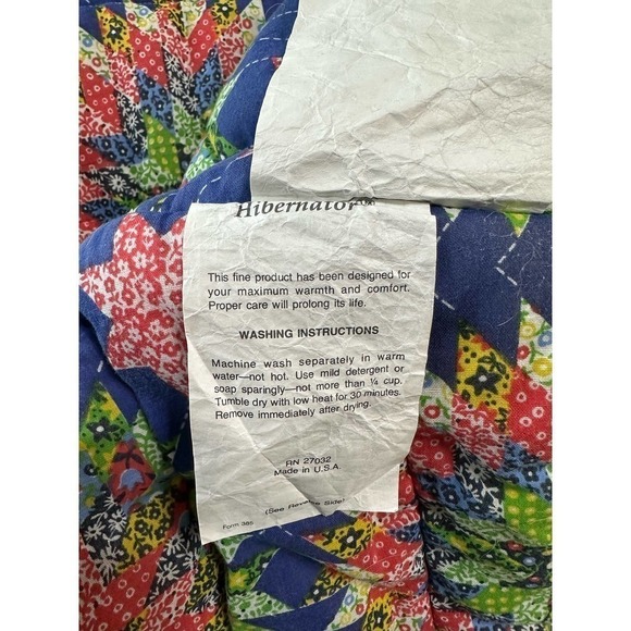 VINTAGE Heritage quilts Hibernator wearable sleeping bag patchwork - Picture 14 of 16